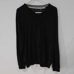 Ted Baker Londan Classic Black V-Neck Sweater